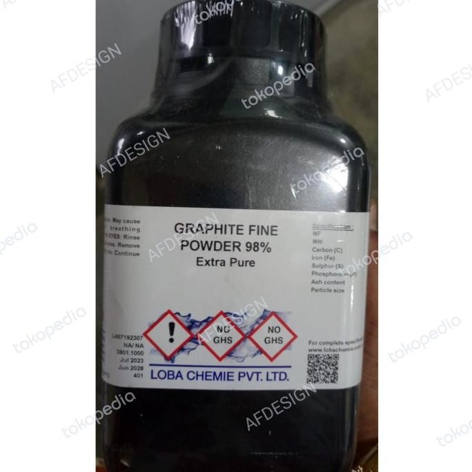 

BARU GRAPHITE FINE POWDER 98% EXTRA PURE LOBA CHEMIE ECER 100G