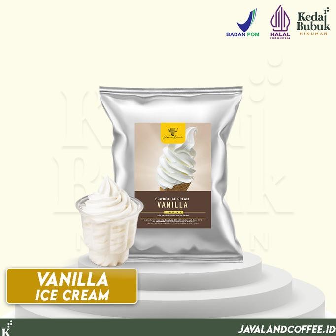 

BARU JAVALAND POWDER ICE CREAM / ES KRIM RASA VANILLA | 1KG
