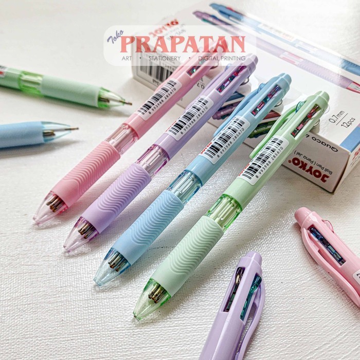 

Joyko BP-348 Quaco 4 Ball Pen 0.7mm | Ballpoint | Pulpen
