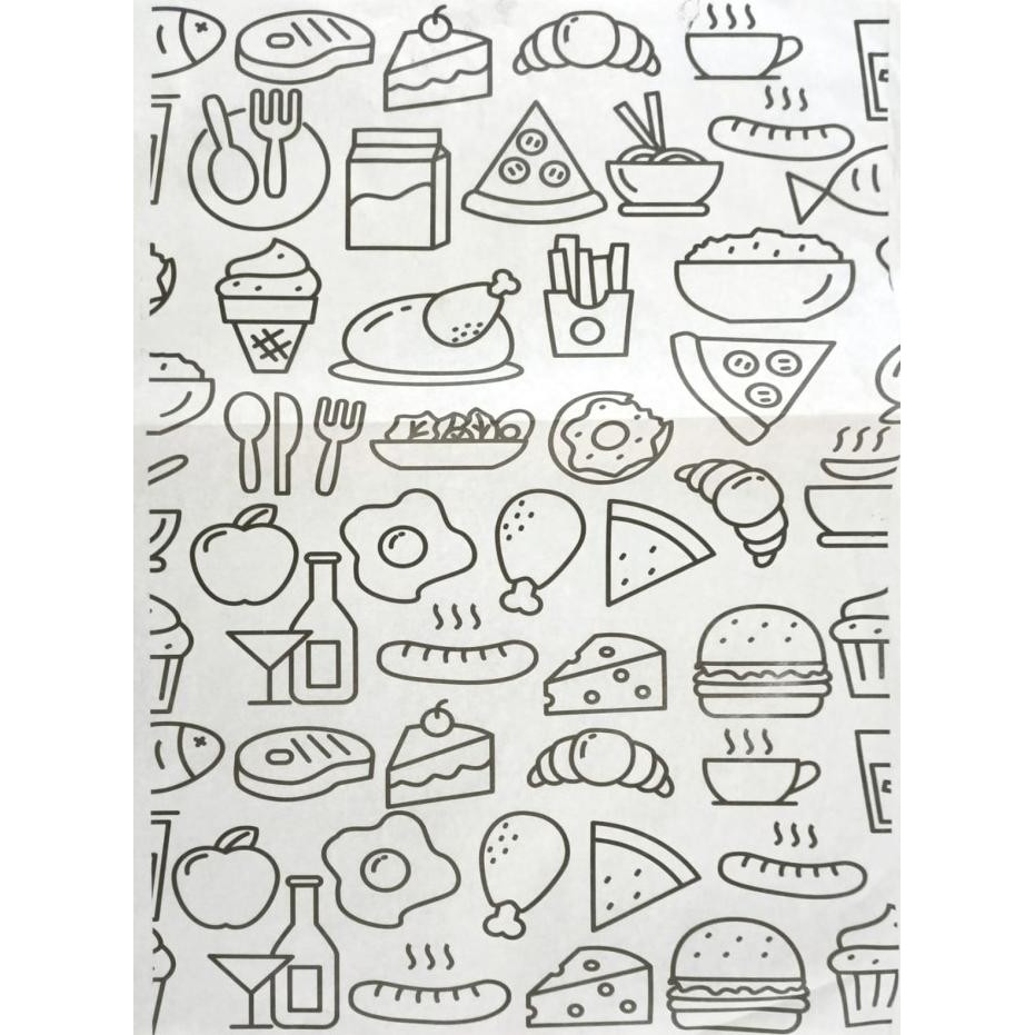 Custom Design Printing Ukuran Khusus Kertas Tissue Roti Wrapping Paper
