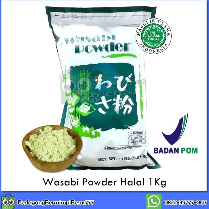 

BARU WASABI POWDER HALAL 1KG | WASABI BUBUK HALAL 1KG