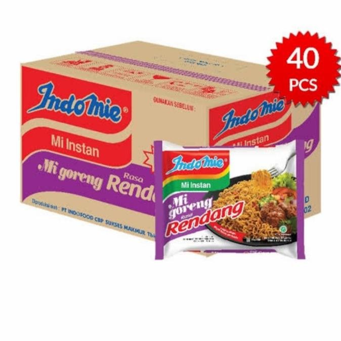 

Terlaris Indomie Goreng Rendang 1 Dus Isi 40 Bungkus / Mie Instan Siap Saji Ready Stok