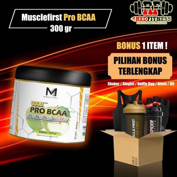 

BARU M1 MUSCLE FIRST GOLD PRO BCAA 300 GRAM POWDER / MUSCLEFIRST 300GR GR