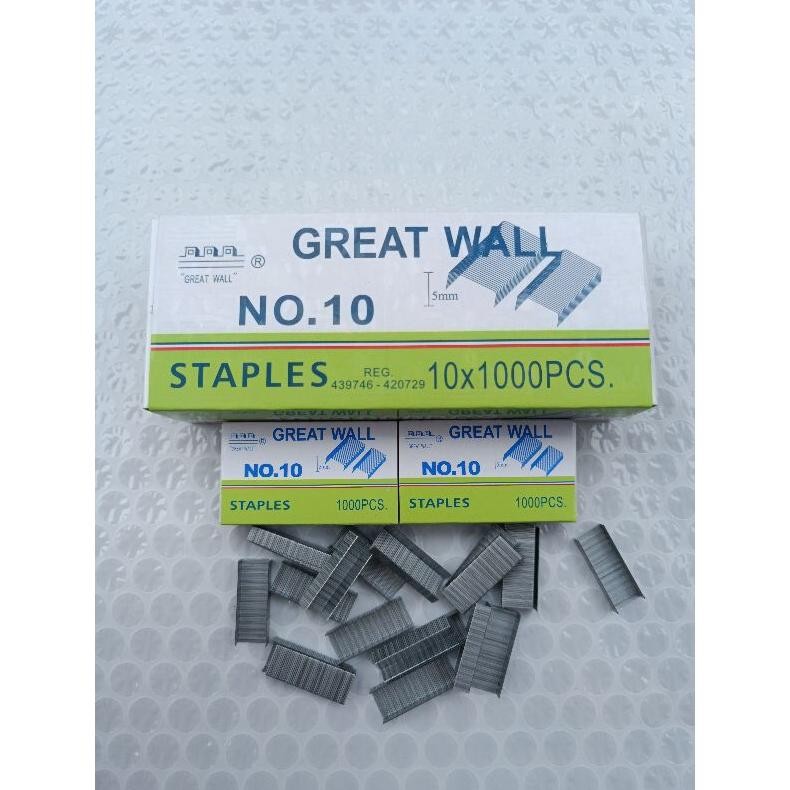 

Discount Refil/Isi Staples Greatwall No 10 (1Pack) Untuk Stapler Hd 10