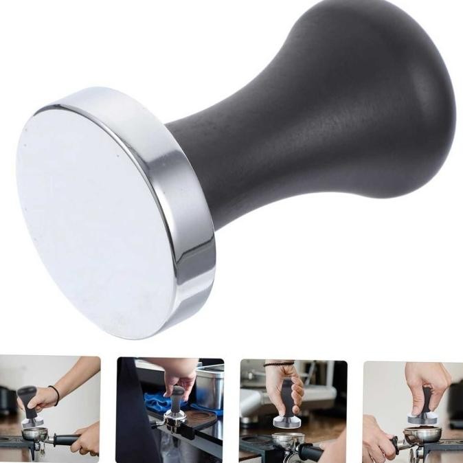 

BARU SPCR TAMPER KOPI ESPRESSO COFFEE PRESS POWDER STAINLESS 58MM R58