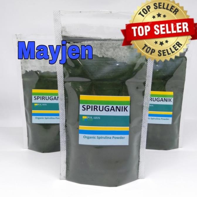 

BARU SPIRUGANIK SPIRULINA POWDER 100GRAM