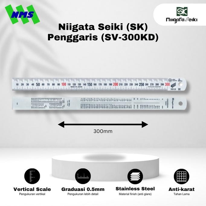 

Promo Niigata Seiki (SK) Penggaris (SV-300KD) COD