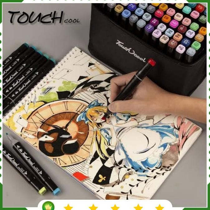 

TouchCool Marker Set 30PCS Spidol Warna Warni Profesional Menggambar Termurah