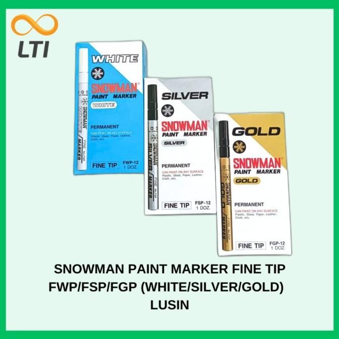 

Spidol Permanent Snowman Paint Marker Fine Tip FWP FSP FGP Termurah