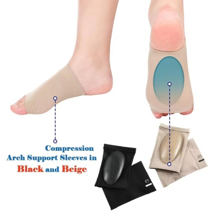 GRATIS ONGKIR Boom 1 Pasang Kaos Kaki Terapi Sakit Telapak Kaki R/Kaki Bebek / Foot Arch Support