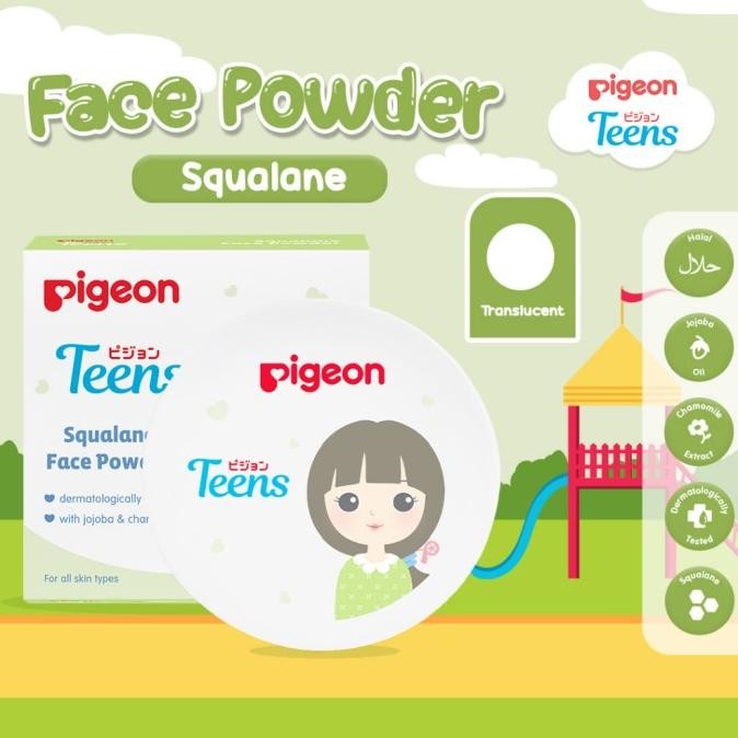 

BARU PIGEON TEENS SQUALANE FACE POWDER - BEDAK TABUR
