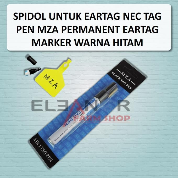 

Spidol Untuk Eartag Nec Tag Pen MZA Permanent Eartag er Hitam Termurah