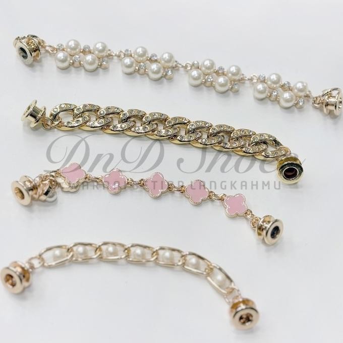 Sale Jibbitz Charms Mewah Aksesoris Pin Sandal Crocs - Rantai