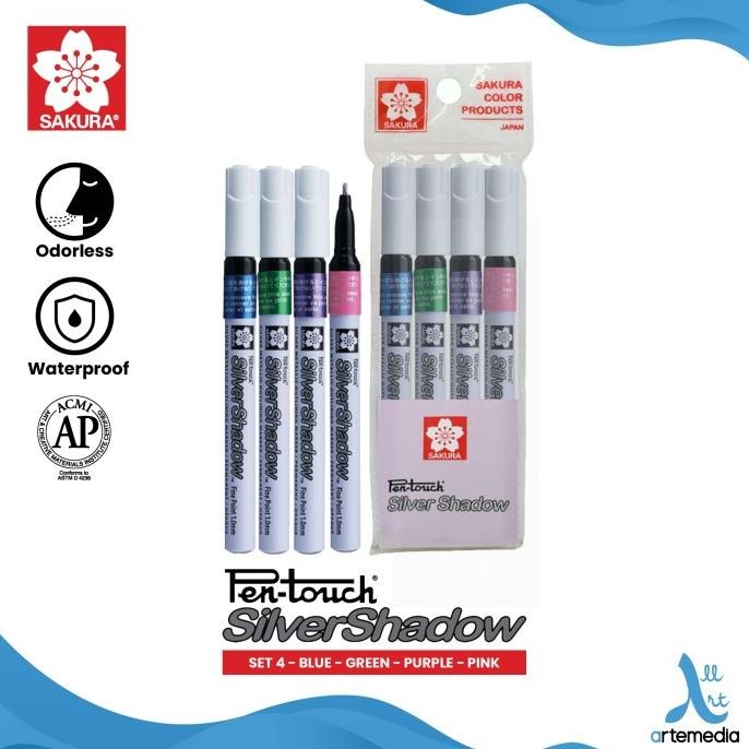

Spidol Permanen Sakura Pen Touch Silver Shadow Paint Marker Pigment Termurah