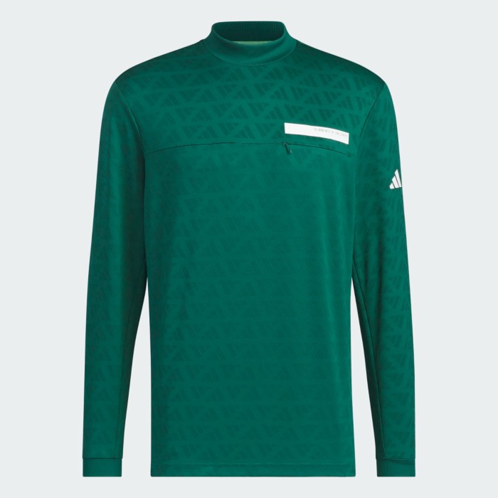 Polo shirt golf long sleeve adidas Aeroready Green