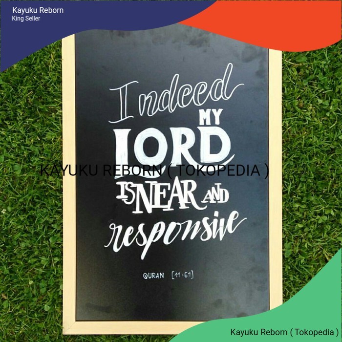 

HOT SALE! papan tulis kapur blackboard size 40X60cm