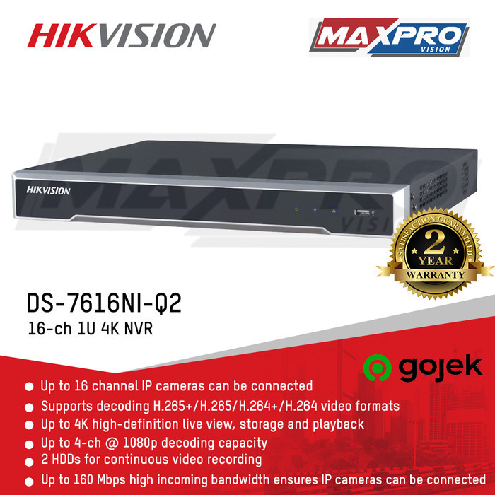 TERBARU NVR HIKVISION DS-7616NI-Q2