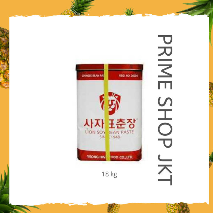 

Chunjang (Pasta Kedelai Hitam) Black bean paste Lion Choonjang 18 kg