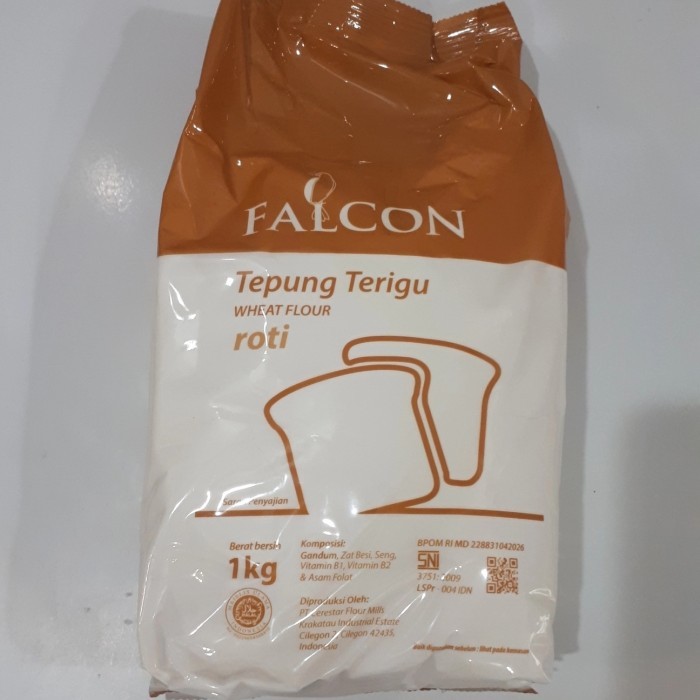 

Falcon Tepung Terigu Roti 1 dus / 1kg x 10 pcs / Wheat Flour