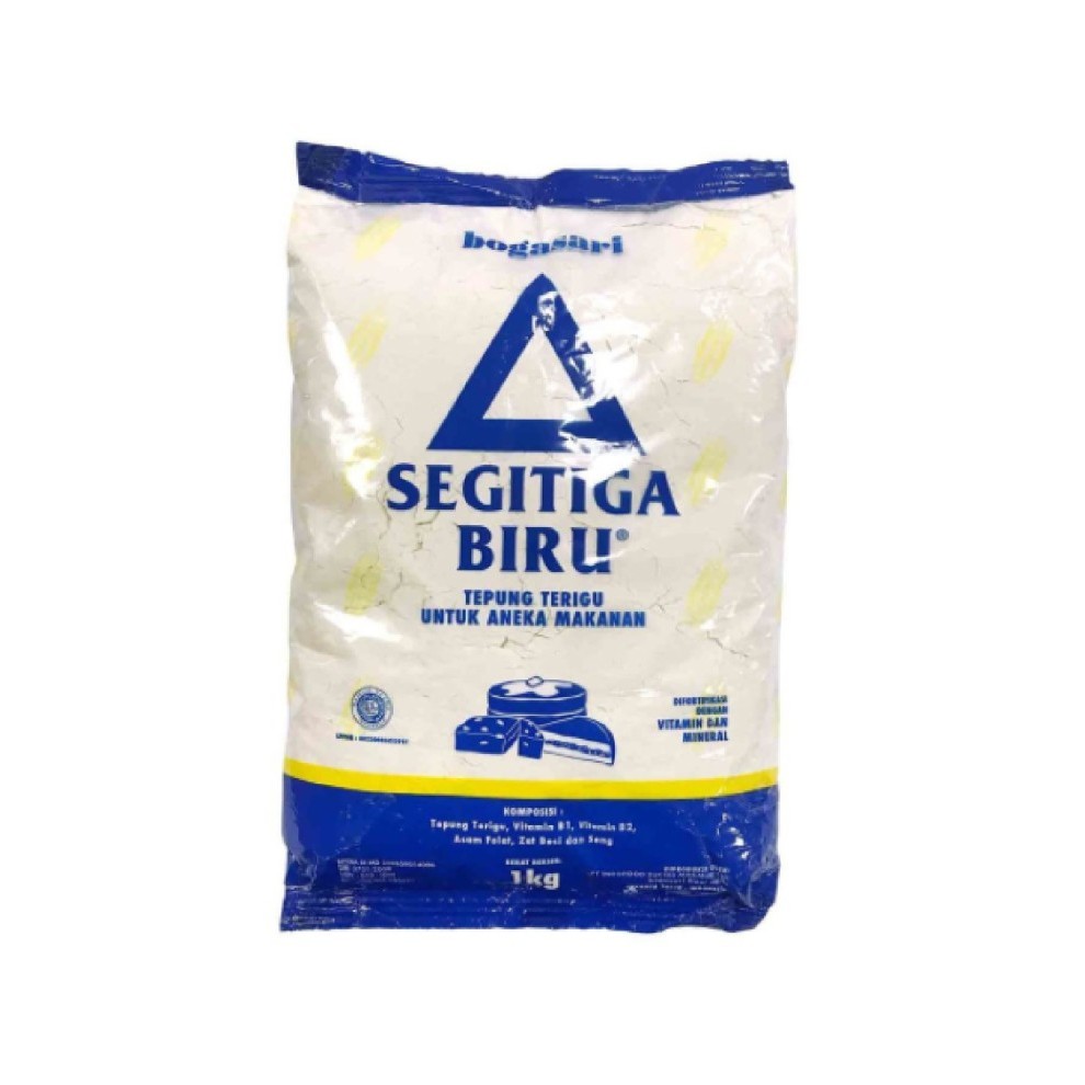 

Terigu segitiga biru 1 DUS/KARTON isi 12