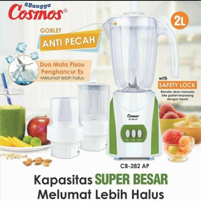 Blender Cosmos Anti Pecah Cb 282 Ap 2 Liter