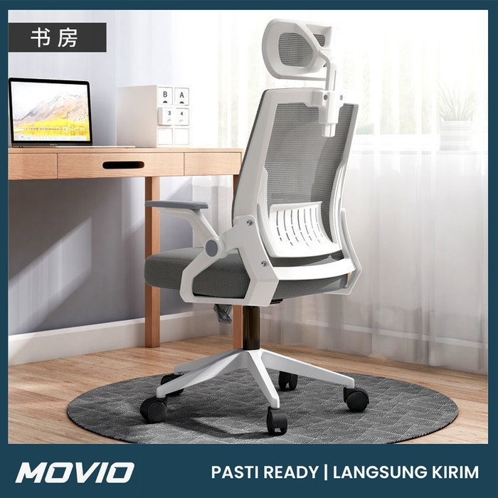 MOVIO Office Chair - Kursi Kantor Kerja Kursi Ergonomis / Kursi Gaming
