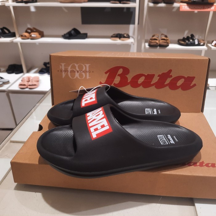 Bata marvel sandal slop karet anak pria ringan 4616050