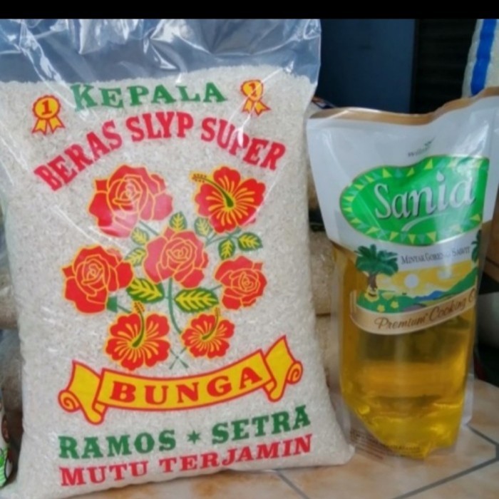 

terbaru NEW Readyy paket sembako murah beras 2.5kg minyak