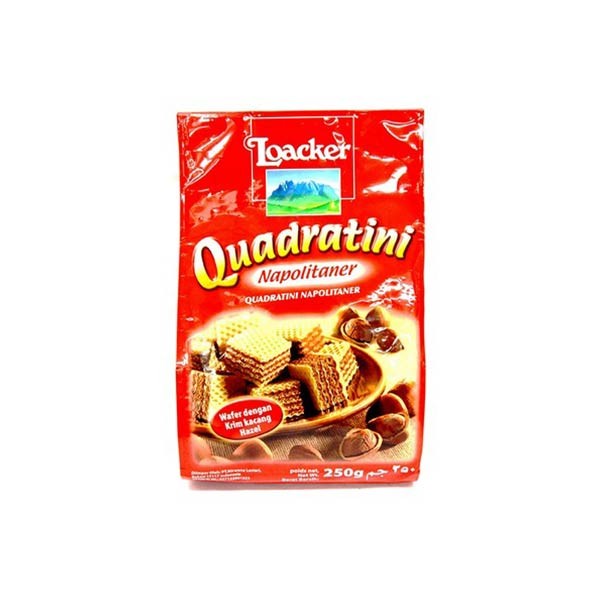 

LOACKER QUADRATINI NAPOL 250 GR