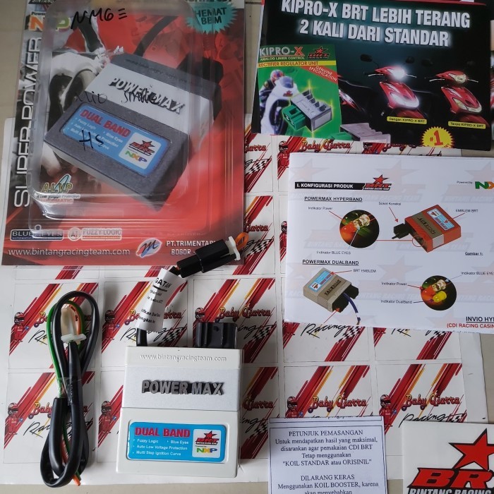 Cdi Ecu Power Max Dual Band Db Mio New Smile Tr Tune Up Racing Brt Barang Langka