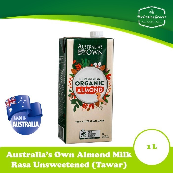 

TERLARIS TERLARIS TERLARIS AUSTRALIA'S OWN ORGANIC ALMOND MILK UNSWEETENED - SUSU KACANG ALMOND 1L