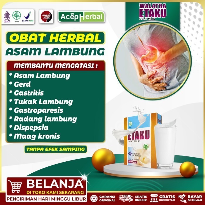 

TERLARIS TERLARIS TERLARIS SUSU OBAT ASAM LAMBUNG MAAGH KRONIS GERD GASTRITIS DISPEPSIA TUKAK