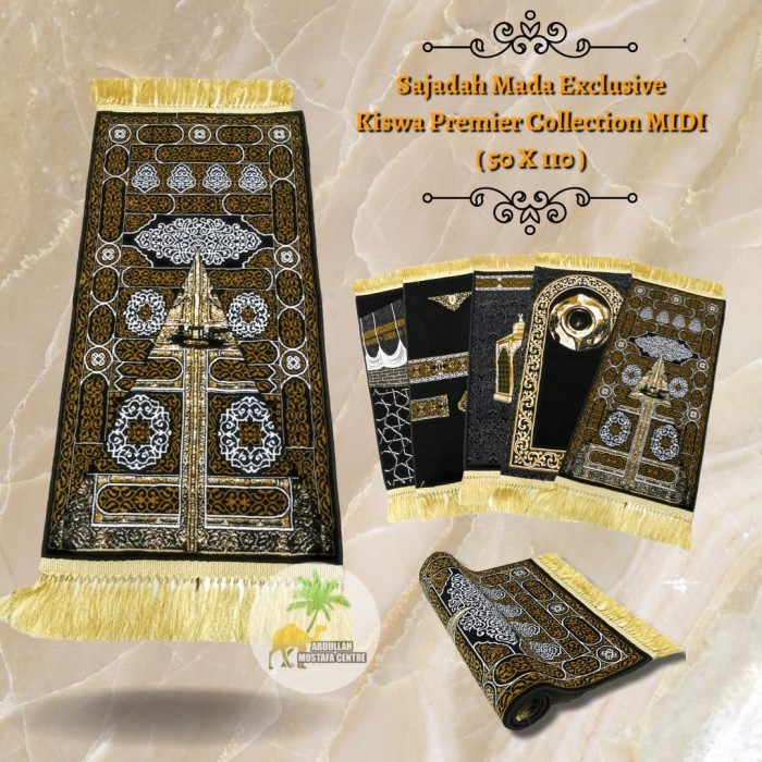 Sajadah Exclusive Kiswa Pintu Kabah Hajar Aswad Midi