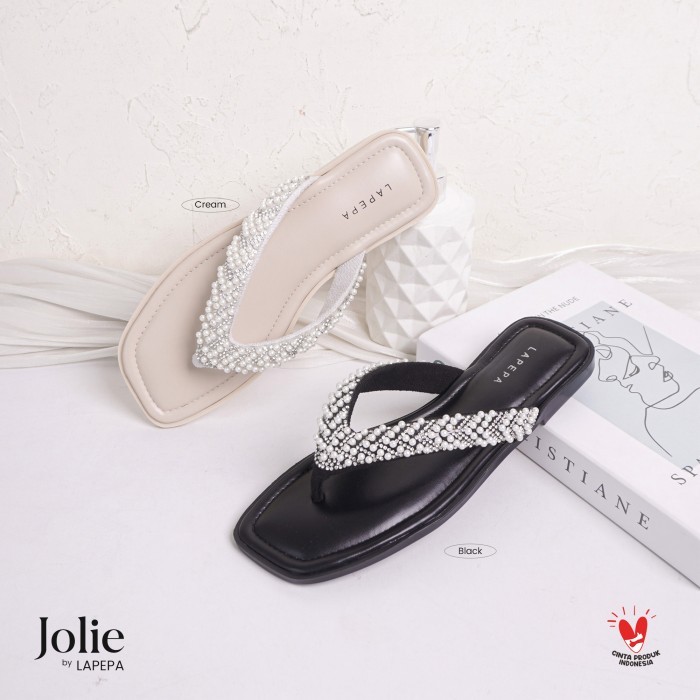 JOLIE By Lapepa Sandal Jepit Mutiara Wanita