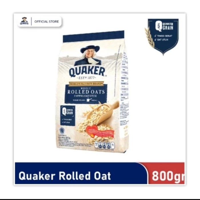 

^^^^^] Quaker Whole Rolled Oats 800G Quaker Emping Oat Quaker