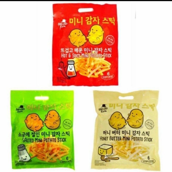 

Ready oke] Master Kim Mini Potato Stick Berat 80 Gr Aneka Varian Hot & Spicy Mini Potato