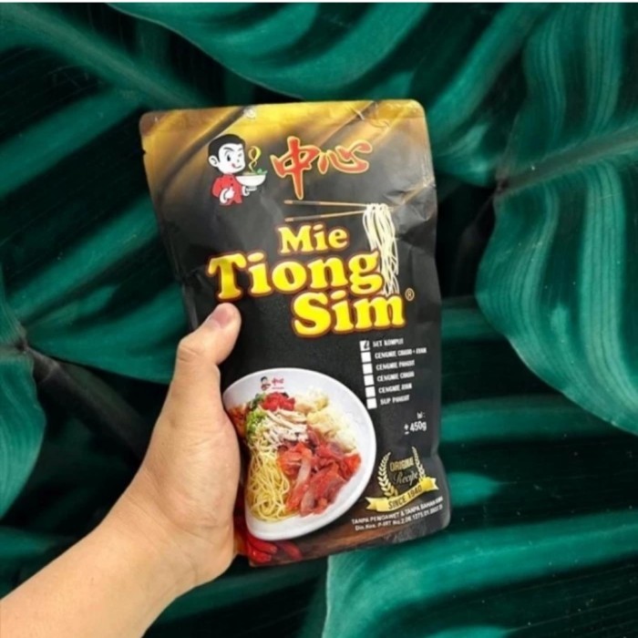 ] Mie Bakmi Tiong Sim Legendaris Frozen Pack Mie Bakmi Thiong Sim Medan