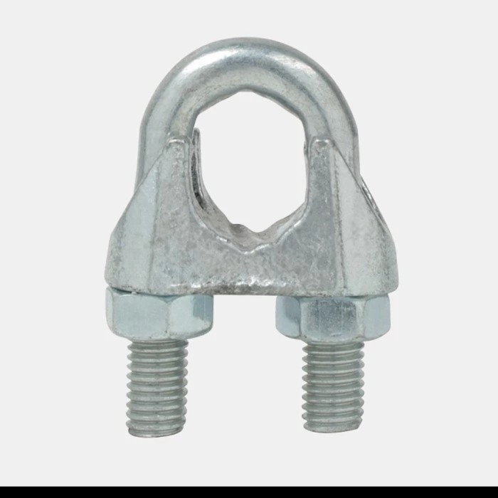 ~~~~~] Klem Seling Wire Clip Wire Clamp Kuku Macan Klem Kabel M10 10mm Klem Sling 10 Mm