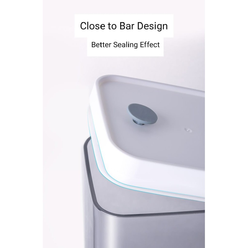 Toples Akrilik Kedap Udara - Food Container Easy Lock Penyimpanan Makanan Bumbu Dapur Kulkas