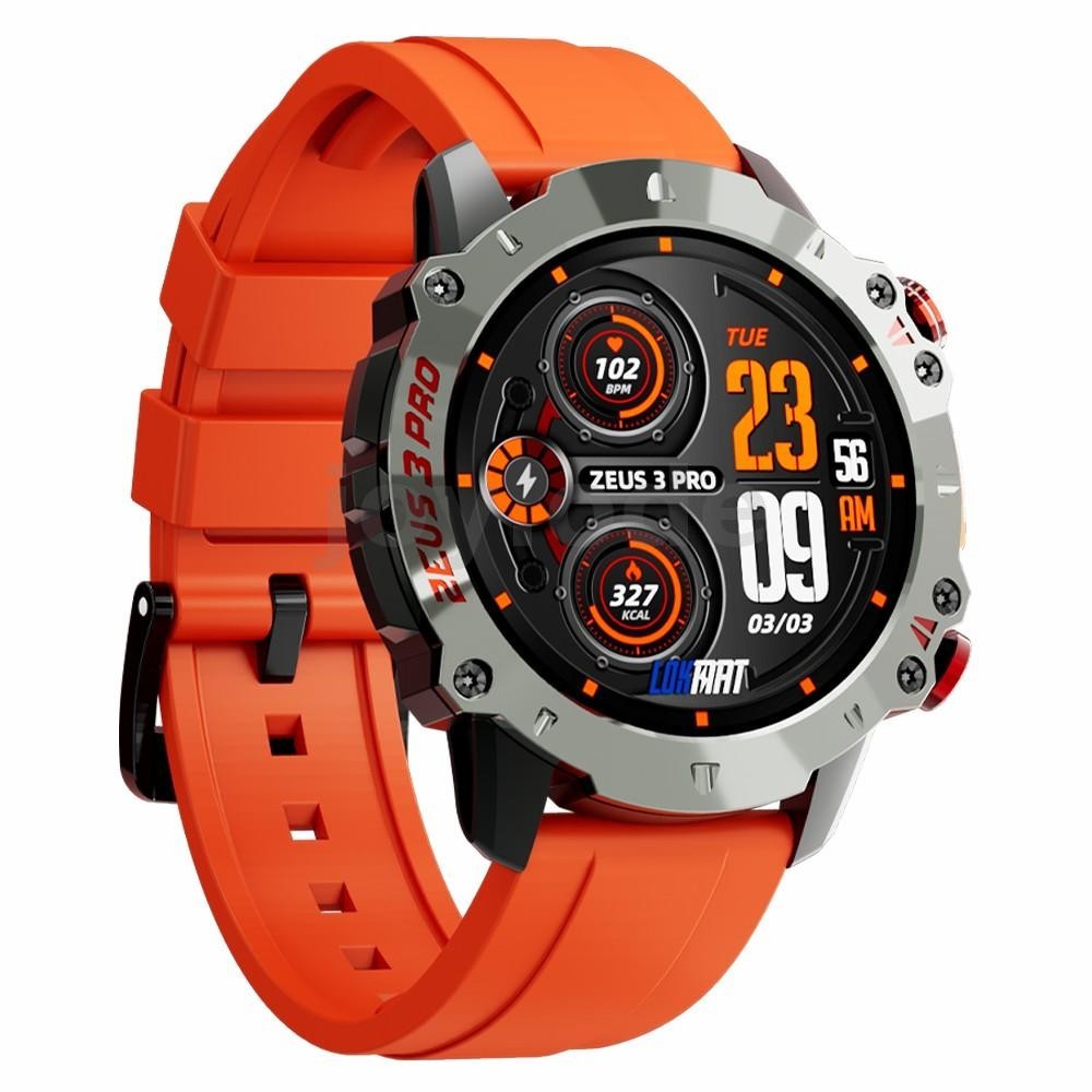 LOKMAT ZEUS 3 PRO 1,39 inci HD Pemberitahuan Panggilan Bluetooth Monitor Denyut Jantung Oksigen Dara