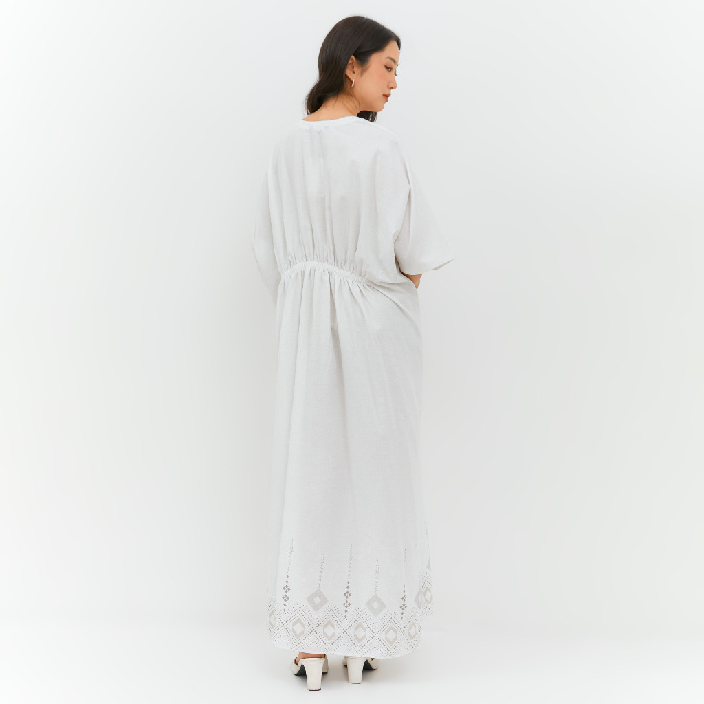 Kaftan 2In1 Bj Emaemak Gaun Maxydres Jumbo Ibuibu Seragam Bridesmaid Pengajian Dress Batik Premium K