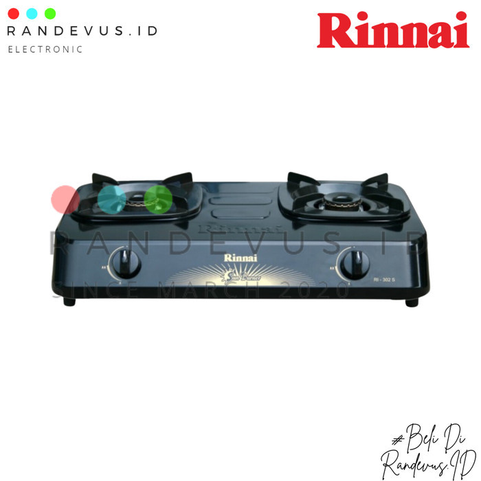 Rinai Kompor Gas 2 Tungku - Ri-302-S