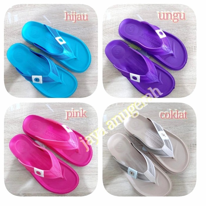 SANDAL JAPIT WANITA BAHAN FULL KARET RINGAN GOSOME 927M