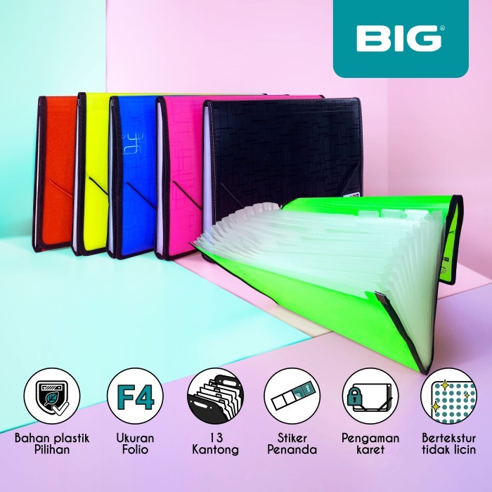 

Sale Expanding File Map Harmonika Big Folio F4 Tali 13 Pocket Xp-8006