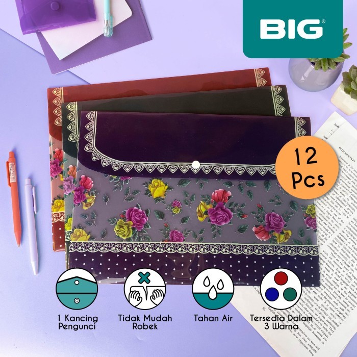 

Sale Big Map Kancing 1 / Map Dokumen Vintage Rose Motif Bunga Mawar Klasik F4 Horisontal Mf-8702 12