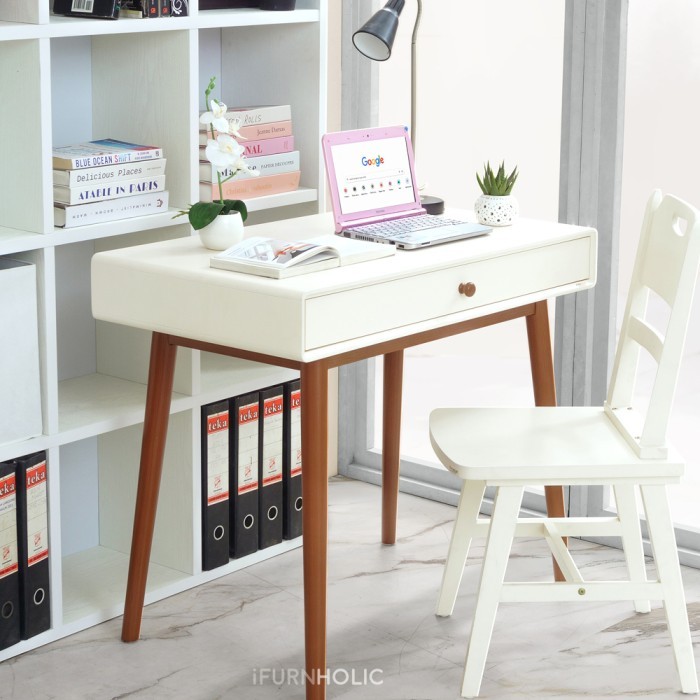 Ifurnholic Jimmy Desk Meja Belajar Meja Kerja Meja Minimalis