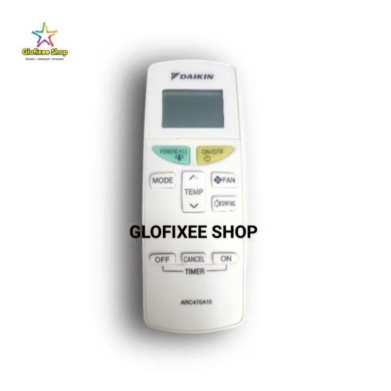 REMOTE AC DAIKIN REMOTE ARC470A13 ORIGINAL ORI