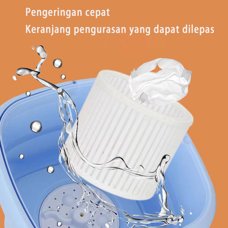Mesin Cuci Mini Dengan Pengering Kecil Lipat Mesin Cuci portable Ringan Mesin Cuci Binatu Perjalanan