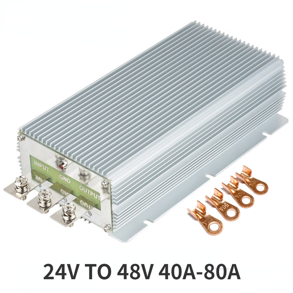 DC DC Converter 24V to 48V 40A-80A Boost Converter Step-up Voltage Regulator Power Supply 18V-36V 24