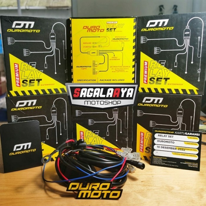 Relay Set Lampu Motor Mobil Original Duromoto Dm M1 X1 M3 M5 M6 Senlo